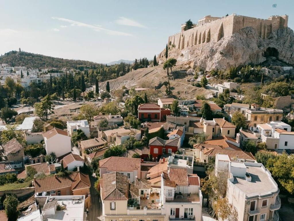 Touristic Center&Acropolis View Lägenhet Aten Exteriör bild